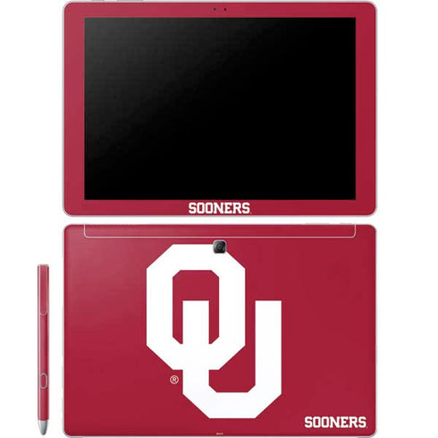 University of Oklahoma Sooners Red Galaxy Book 12in Skin